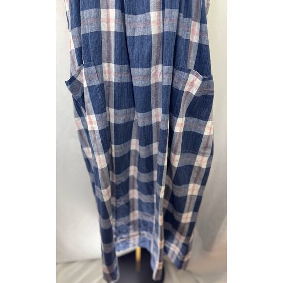 NWT - Maternity HATCH The Alexia Dress in Blueberry Plaid - Picture 9 of 16